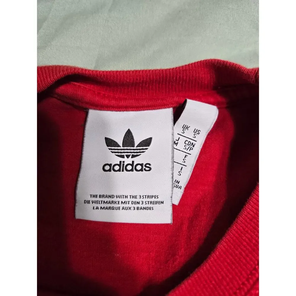 Adidas small men's red tshirt
